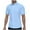 Blue, variant on JLFKNG Mens Shirts Dress Shirts Solid Short Sleeve Stretch Formal Shirt Business Casual Button Down Shirts Solid Color Comfy Summer Clothes