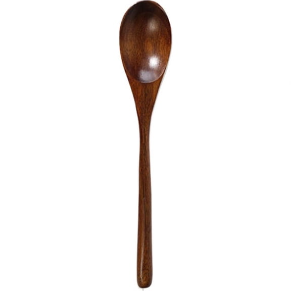 Wide-Mouth Wooden Rice Bowl Spoon, Wooden Cooking Spoons, Japanese Natural Soup Spoons Wooden, Durable & Eco-Friendly For Cooking & Serving For Kitchen - Style A/22.5x4CM