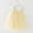 Yellow, variant on ITSAME Sleeveless Dress for Girls, Sweet Mesh Cute Graphic Flower Strap Summer Princess Dresses White 0-1T