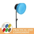 thumbnail image 2 of Miangastore 1set Round Flash Lamp Shade Diffuser Photography Softbox Cover Colors For Gentle Lighting Effects 6pcs, 2 of 9