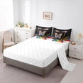 thumbnail image 5 of Homewish Diamond Butterfly Printed 7-Piece Twin Bedding Sets,Watercolor Splash Ink Bedding Comforter Set,Painting Artistic Sheet Sets For Girl Kids,Luxury Bedroom Decor, 5 of 8