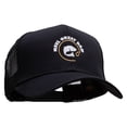 thumbnail image 5 of Reel Great Dad Embroidered Solid Cotton Twill Mesh Prostyle Cap - Black OSFM, 5 of 5