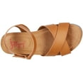 thumbnail image 2 of Jellypop Girls Volleyball Platform Sandals 1 Brown, 2 of 6