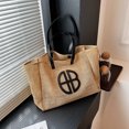 thumbnail image 3 of Bolso de mano de paja de gran capacidad, bolso de hombro de moda de marca 2023, nuevo estilo étnico de lujo de diseñador Beach Lane Simia, 3 of 5