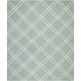 thumbnail image 1 of Safavieh Dhurries Light Blue Contemporary Rug - 6' x 9', 1 of 4