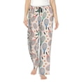 thumbnail image 1 of Fotbe Cute Tennis Racket Pattern Women's Pajama Pants,Sleepwear Pants,Pj Bottoms Drawstring And Pockets-Medium, 1 of 6