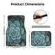 thumbnail image 5 of Fotbe Blue Color Cactus Juego de 4 Tapetes para Auto con Estampado – Alfombrillas de Goma Reforzada, Diseño Antideslizante, Protección para Todo el Año – Vehículos, Autos, Camionetas y SUVs, 5 of 7