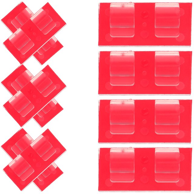 IFANLANDOR 10Pcs Transparent Outdoor Light Clips for Hanging String Patio Balcony Deck