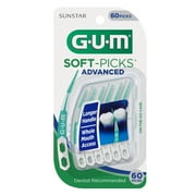 GUM Soft-Picks Advanced, Dentist Recommended Dental Picks, 60 Count