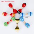 thumbnail image 1 of Juegos educativos de madera para niños, juguetes de madera para el desarrollo del bebé, sonajeros Montessori, juguetes para bebés de 0, 6, 12 meses, 1 y 2 años Fivean unisex, 1 of 2