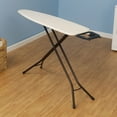thumbnail image 3 of Household Essentials Ultra Ironing Board, 4-Leg, with Steel Top and Iron Rest, Cotton Cover with Fiber Pad, Heat and Stain Resistant, Antique Bronze Frame, 3 of 8
