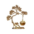 thumbnail image 4 of Quemador de incienso colgante con forma de pino, diseño vintage decorativo Oro, 4 of 9