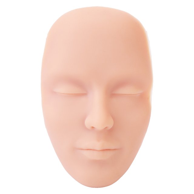 Microblading Practice Face Skin, 5D Makeup Practice Face Board Easy Coloring Improve Skills High Simulation For Eyebrow Tattooing