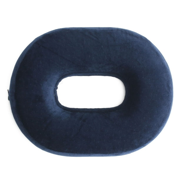 16" Memory Sponge Ring Seat Pad, Comfort Donut Chair Seat Cushion for Hemorrhoid Treatment Bed