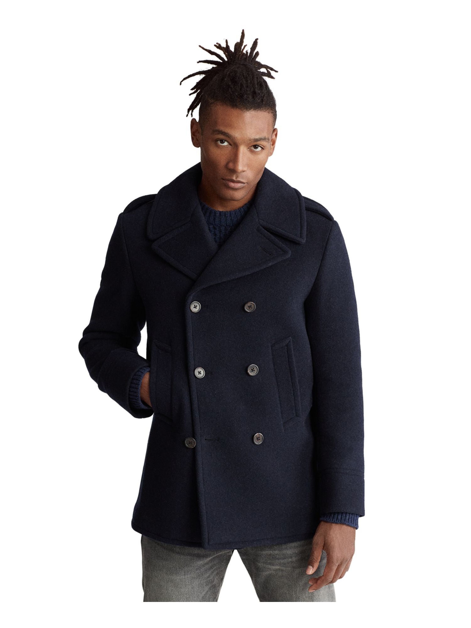 ralph lauren wool peacoat