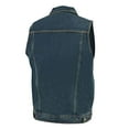 thumbnail image 3 of Milwaukee Performance Men's Shirt Collar Denim Vest (Blue, X-Large), 3 of 7