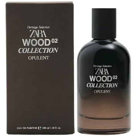 Zara Wood Collection 02 Opulent Perfume for Women Sandalwood Incense and Warm Spices Eau de Parfum 100ml (3.38 fl oz)