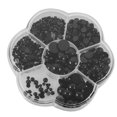 thumbnail image 2 of 510pcs 3-12mm Rond Noir Rond Faire, 2 of 7