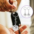 thumbnail image 3 of Disco Ball Keychain,24 Pieces Favors Keychain 70S Silver Mirror, 3 of 7