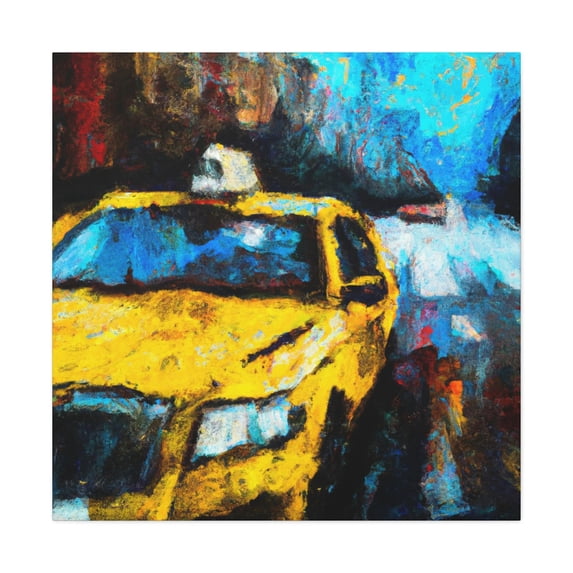 Taxi Through the Ages - Canvas