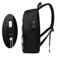 thumbnail image 6 of YFYANG 17" Laptop Backpack, Floral Leaf Pattern Fashion Travel Work Backpack with USB and Headphone Cable Interface for Men and Women, 6 of 8