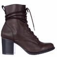 thumbnail image 3 of Womens Laina Lace Up Boots, Brown, 3 of 6