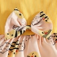 thumbnail image 5 of Gubotare Infant Girl Clothes Romper for Baby Girl One-Piece Shorts Jumpsuit Summer Outfit & Dress for Infants 0 3 6 9 12 18 24 Months (Yellow,12-18 Months), 5 of 5
