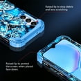 thumbnail image 5 of Casetego for Samsung Galaxy A16 5G Case,Glow in The Dark Three Layer Heavy Duty Shockproof Protection Hard Plastic Bumper+Soft Silicone Protective Case,Blue Butterfly, 5 of 8