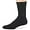 Black, variant on Hanes Men's Cushion Crew Socks 6-Pack