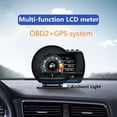 thumbnail image 4 of Homgeek Car HUD Display OBDⅡ+ Smart Gauge High Definition Speedometer Car Diagnostic Tool OBD Fault Code Elimination Driving Computer Overspeed Fault Alarm for All Vehicles, 4 of 7