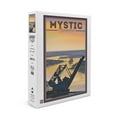 thumbnail image 2 of Mystic, Connecticut, River, Lithograph (1000 Piece Puzzle, Size 19x27, Challenging Jigsaw Puzzle for Adults and Family, Made in USA), 2 of 4