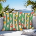 thumbnail image 4 of Outdoor Pillow Cover Tomato Carrot Set of 2 Waterproof Throw Pillowcases Hand Drawn Vegetable Strips Decorative Patio Furniture Pillows for Couch Garden Indoor & Outdoor Use, 4 of 9