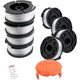 thumbnail image 1 of Hilo de corte de calidad profesional, cortadora de malezas inalámbrica a batería de alta eficiencia para modelos Black and Decker, sistema de alimentación automática flexible de larga vida útil,, 1 of 5
