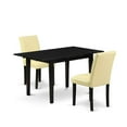 thumbnail image 2 of East West Furniture Dining Table- Dining Chairs, NOAB3-BLK-73, 2 of 6