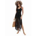 thumbnail image 2 of Loose Beach Cover Up Women'S Knit Dress Black XL, 2 of 7