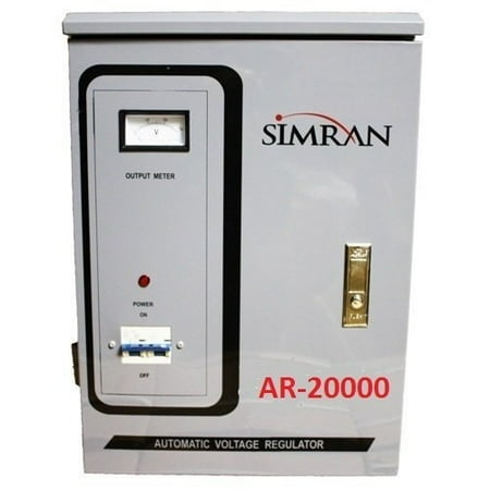 Dual Regulated Power Supply - Simran Power Converter Regulator Stabilizer with Built-In Voltage Transformer, 20,000W (AR-20000)