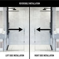 thumbnail image 3 of VIGO Meridian 34 in. W x 74 in. H Framed Fixed Shower Screen Door in Chrome with 3/8 in. (10mm) Clear Glass, 3 of 10