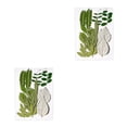thumbnail image 3 of Billuyoard Hojas secas naturales Plantas en relieve hechas a mano Hojas prensadas Adorno Postal Regalos para tarjetas de boda de resina hoja verde 6 2Conjunto, 3 of 6