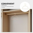 thumbnail image 3 of AURARMLET 10Pcs Sturdy Iron Semi Circle Clothes Hangers Multifunctional Scarf Organizer, 3 of 8