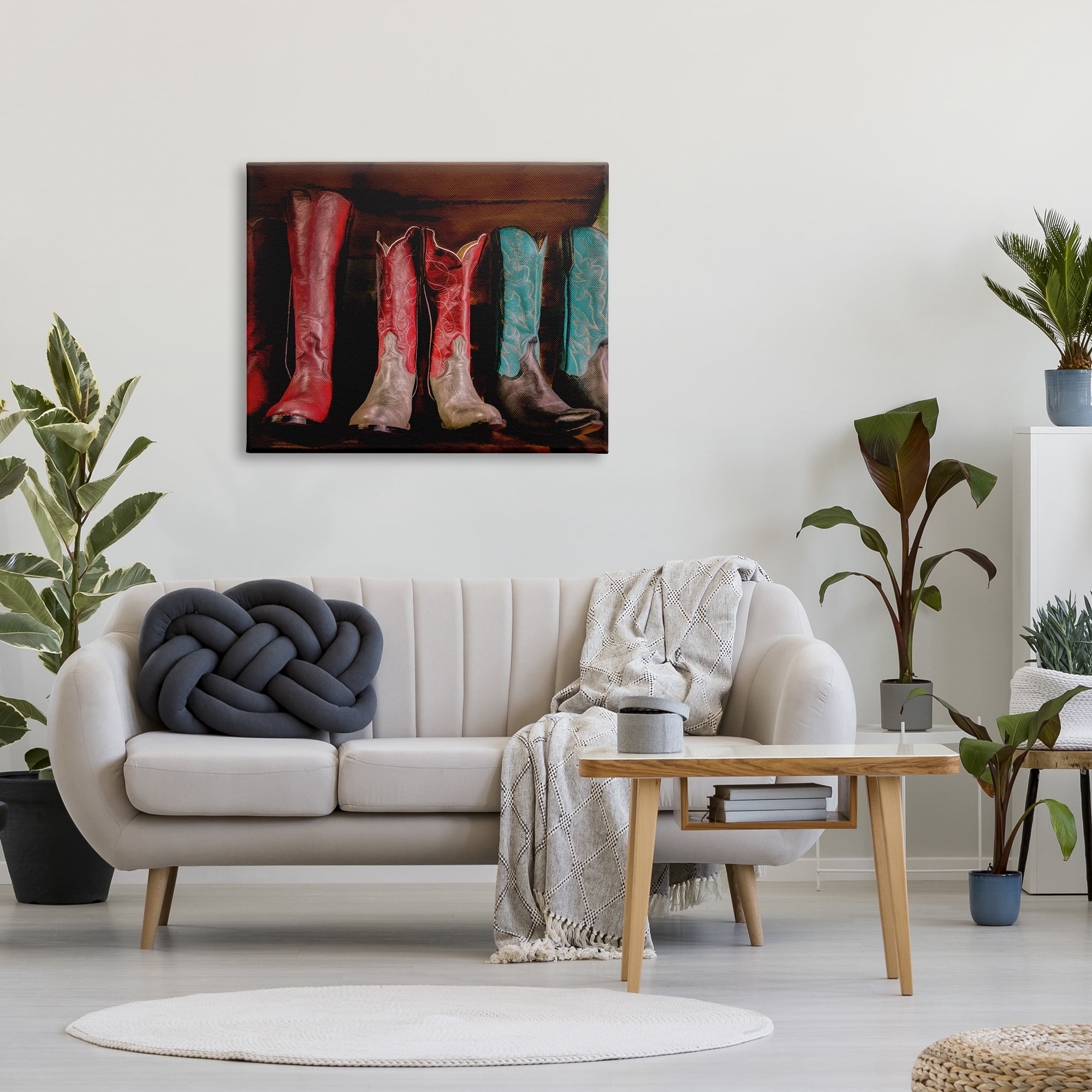Stupell Industries Cowgirl Boots Photography Beauty & Fashion Photography Gallery Wrapped Canvas Art Print Wall Art, 40 x 30