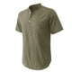thumbnail image 4 of Mens Casual Manga Corta Botón Abajo Camisas, Verano Color Sólido, Cuello de Soporte Bolsillo Camisa Turndown, 4 of 8