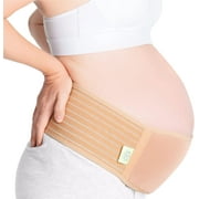 TOOAD Ceinture de ventre de maternité - Ceinture de soutien du ventre de maternité douce et respirante - Ceinture de soutien pelvienne，brun XL