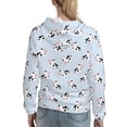 thumbnail image 7 of Daiia Cute Farm Cow Pattern Women's Fashion Hoodies & Sweatshirts with Kangaroo Pocket Hooded Sweatshirt with Eye-catching Drawstrings-XX-Large, 7 of 7