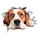 thumbnail image 1 of Pegatinas de pared de perro 3D - Paquete de 2 - Pegatinas decorativas divertidas - Perro de montaña Bourne para pared - Fridg, 1 of 5