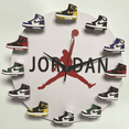 thumbnail image 4 of 3D Basketball Shoes Fashion Sneaker Clock Home Decoration, Suitable For Boy FriendsSinKeeU, 4 of 4
