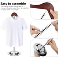 thumbnail image 3 of Expositor de camisetas ajustable, expositor de camisetas para vendedores, perchero para camisetas, ropa de vestir, 3 of 5