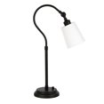 thumbnail image 1 of Henn&Hart 7" Blackened Bronze Metal/Fabric Table Lamp, 1 of 10