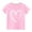 Pink, variant on Wavsuf Kids T-Shirts Girls Printed Casual Summer Red Shirts Size 5 Years