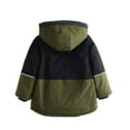 thumbnail image 5 of LFEOOST Toddler Boy Winter Coat Baby Toddler Medium Weight Puffer Padded Jackets Snowsuit Parka Windproof Overcoat Outerwear (Army Green, 5 Years), 5 of 5