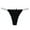 Black, variant on Swstbby Womens Briefs, Women's Fashion Transparent Low Waist G-string Pants Panties Thong Blue M